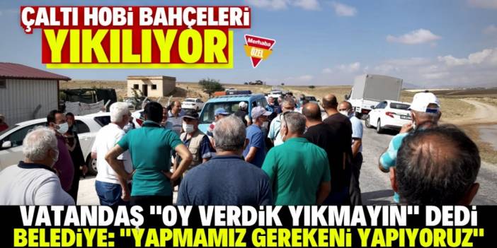 Vatandaş 'zulüm' belediye 'yasak' dedi
