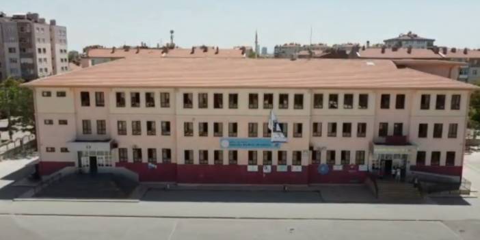 Konya - Selçuklu Kaşgarlı Mahmut Ortaokulu Havadan Çekimi