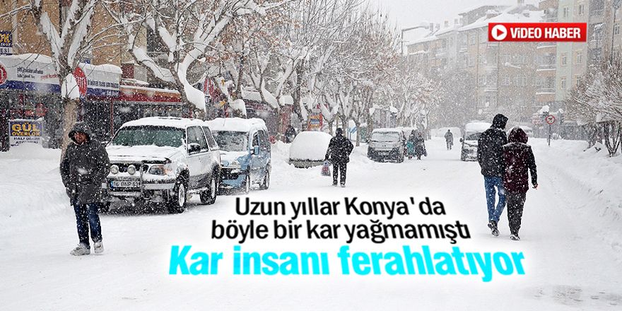 Konya'dan kar manzaraları / Ocak 2017