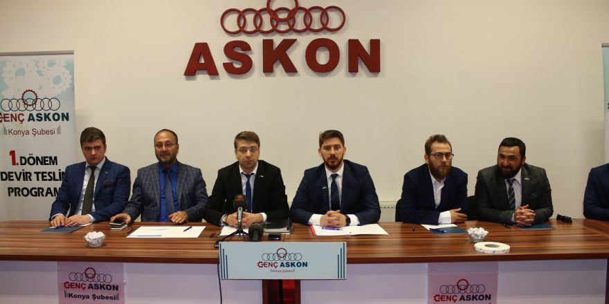 Genç ASKON Konya'da görev değişimi
