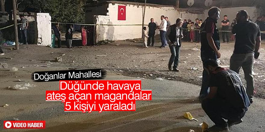 Konya'da düğünde havaya rastgele ateş açıldı: 5 yaralı
